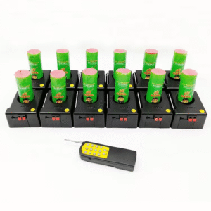 12 cues cold stage fireworks remote control