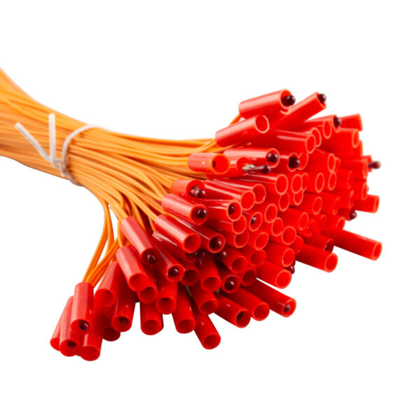 100pcs/lot 11.81" copper remote firework firing system connect wire orange line