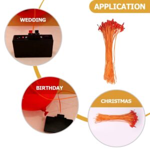 100pcs/lot 11.81" copper remote firework firing system connect wire orange line